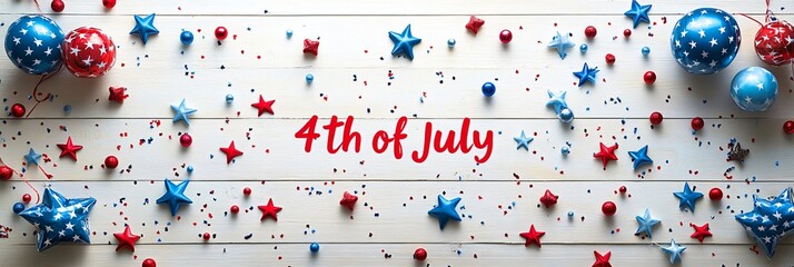 4th of July text