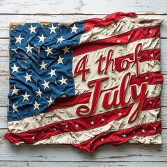 4th of July text
