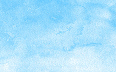 soft light blue watercolor texture background isolated on transparent background png