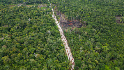 AERIAL IMAGES OF DEFORESTATION IN THE PERUVIAN AMAZON, FORESTS DEFORESTED BY AGRICULTURE AND HUMAN EXPANSION, DESERTIFICATION IN THE PERUVIAN AMAZON