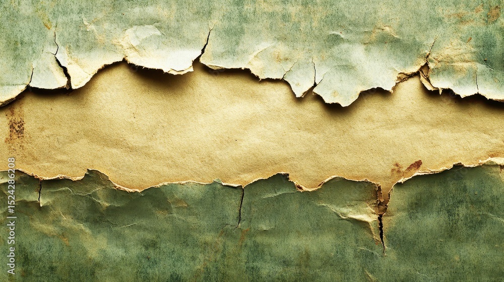 Aufkleber wall with peeling paint exposing layers of texture and color creating a unique and vintage backgroun