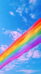 pride month sky that show the color of pride month colors of love