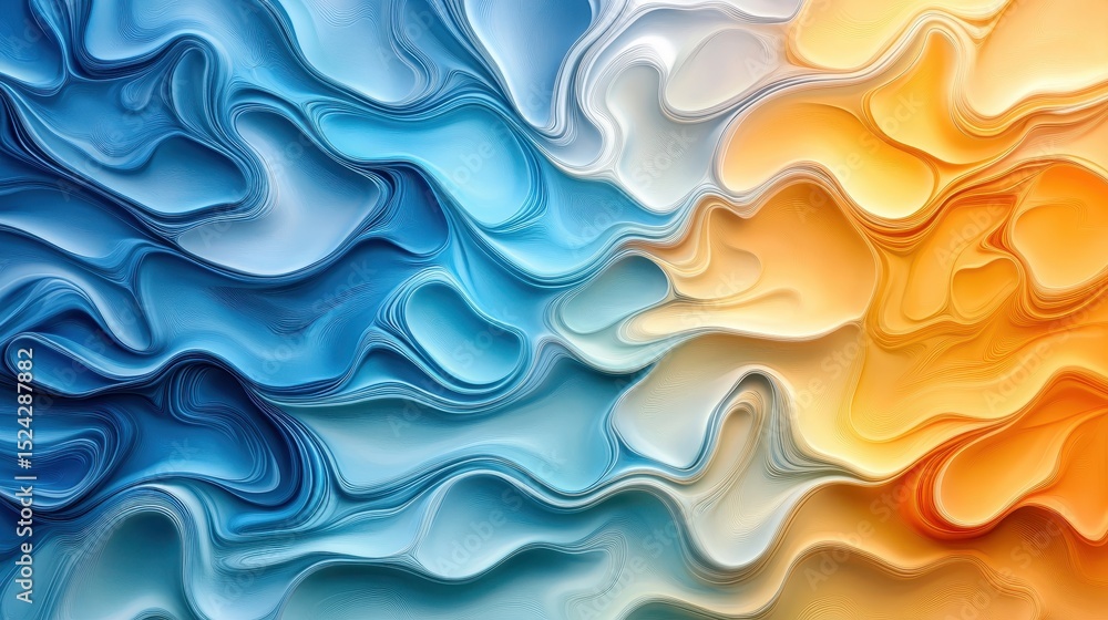 Aufkleber colorful abstract background featuring fluid motion and gradient colors creating a dynamic and eye-c
