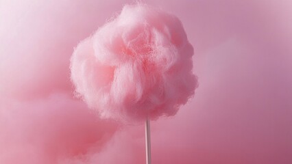 pink sponge on a white background