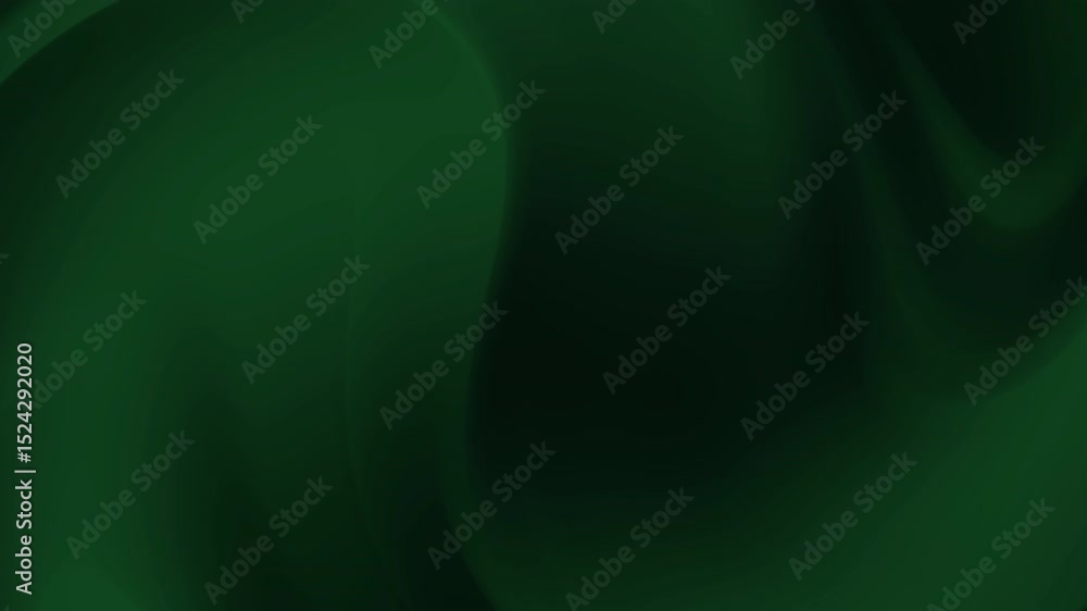 Aufkleber abstract dark green swirling motion background. smooth, flowing curves create a dynamic visual textu
