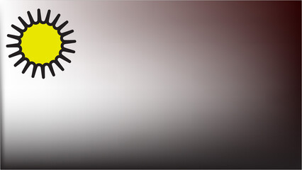 Abstract vector illustration of a sun symbol with rays, perfect for web design elements or summer business concepts