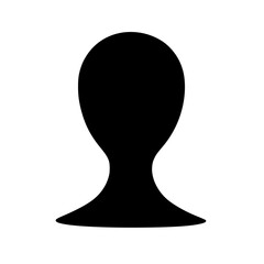 a silhouette of a human head on a transparent background black, head, icon, silhouette , Generative art.