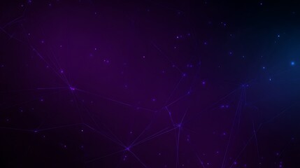 Fototapeta premium Abstract network glowing in dark space