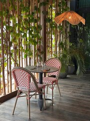 table and chairs
