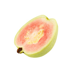 Pink Guava, cutout, full depth of field.