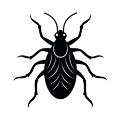 Butterfly vector silhouette