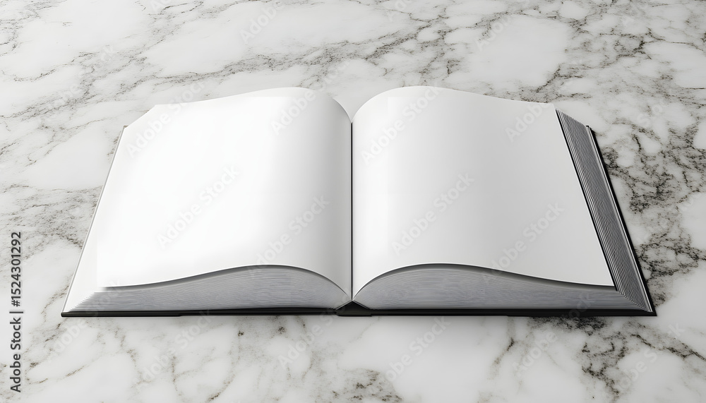 Poster book of a4 paper size or documents mockup on a gray background template for design blank paper sheet