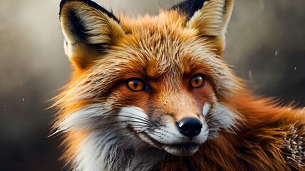 Fototapeta premium red fox portrait