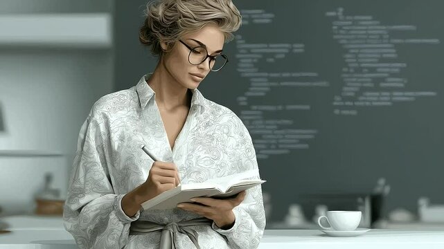 A programmer sketches ideas while AI compiles in the background