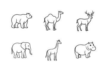 wild animals collection