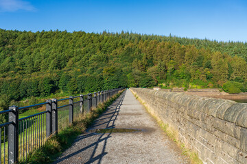 Fototapeta premium Ladybower dam in Peak district. United Kingdom 
