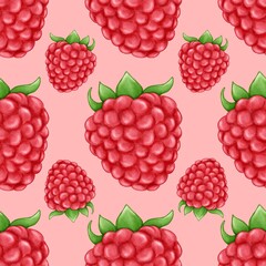 Ruspberry illustration, fruits background, watercolor ruspberry, berry illustration, freshness food, pattern