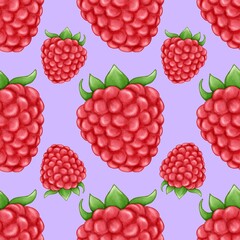 Ruspberry illustration, fruits background, watercolor ruspberry, berry illustration, freshness food, pattern