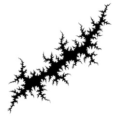 Obraz premium the black silhouette of a tree branches on a transparent background abstract, black, branch, silhouette, tree, tree branch , Generative art.