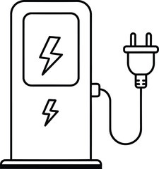Eco-Friendly Charging Station: Depicting a charging station, this image focuses on eco-conscious transportation