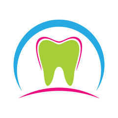 Dental Care Tooth Logo Vector Dentist Clinic Logo Vector Art.