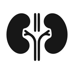 Obraz premium Kidney Icon (Flat Style)