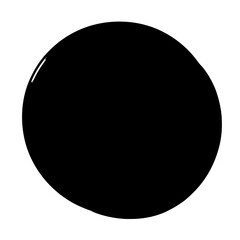 a black circle with a white background free icon black, circle, icon, silhouette , Generative art.