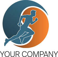 Sports logo, Fitness logo , vector 