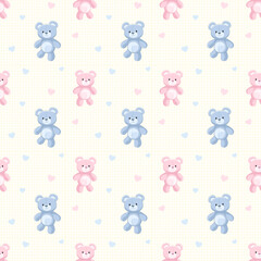Obraz premium teddy bears pattern
