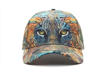 Stylish front view men's cotton baseball caps, Front view of fashionable men's cotton baseball...