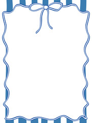 Vintage hand drawn frames with curve lines in whimsical Mediterranean. Minimalist La dolce vita Italian style rectangle border and Vector elegant minimalist line art borders for poster,banner,wedding 