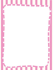 Vintage hand drawn frames with curve lines in whimsical Mediterranean. Minimalist La dolce vita Italian style rectangle border and Vector elegant minimalist line art borders for poster,banner,wedding 