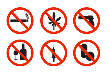 No drugs sign