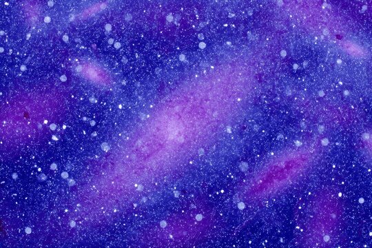 Stardust swirls in a cosmic tapestry of violet nebulae, perfect for Galactic Tick Day or Astrophysics Enthusiasts Week