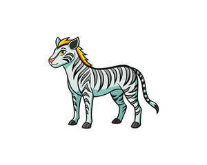 Wildlife Animal Vector Icons Set on White Background
Jungle and Safari Animals Vector Illustration