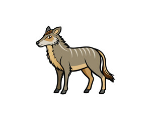 Wildlife Animal Vector Icons Set on White Background
Jungle and Safari Animals Vector Illustration