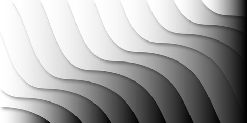 Abstract Gradient background wavy vector for business template