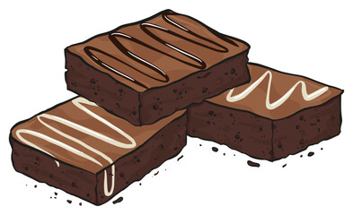 choco brownies delicious