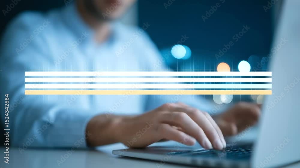 Poster a project manager optimizes business planning with advanced software tools.