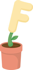 Whimsical Planted Alphabet and Numbers