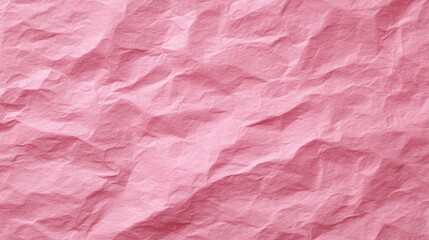 Fototapeta premium Crinkled rose-hued paper evokes tactile nostalgia of bygone Valentines Day letters and Japanese origami whispers of serenity