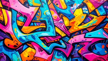 Obraz premium crunchy abstract background, psychedelic illustration