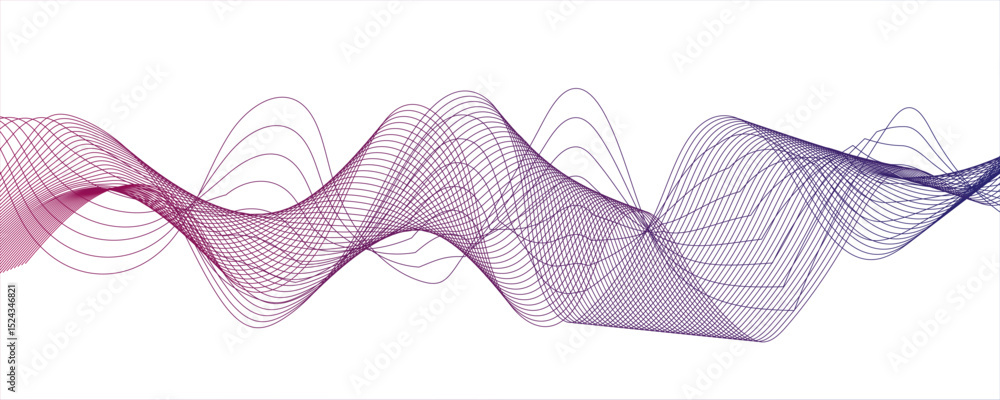 Poster abstract porple smooth element swoosh speed wave modern stream background. wave business curve lines