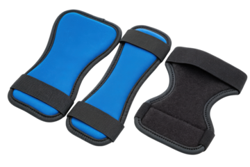 Comfortable knee pads for sports and physical activities isolated with transparent background