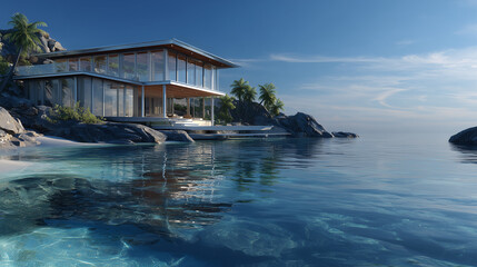 Beach Villa, Resort at the Sea, Vacation Home, Pool Villa, Infinity Pool