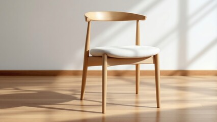 Modern Minimalist Wooden Chair Design Simple Elegance for Your Home