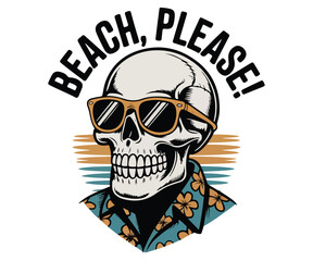 Art & Illustration.Bright and fun summer vibes t-shirt design featuring tropical elements, bold colors, and a relaxed, beachy feel — perfect for sunny days and vacation wear.