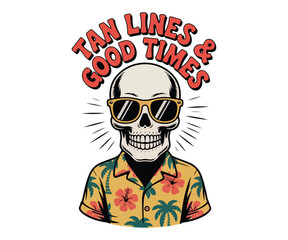 Art & Illustration.Bright and fun summer vibes t-shirt design featuring tropical elements, bold colors, and a relaxed, beachy feel — perfect for sunny days and vacation wear.