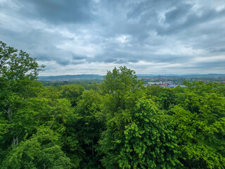 Obraz premium CityHeights city, panorama, observation deck