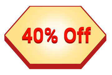 40% Off Flash Sale – Limited Time Shopping Deal- png-transparent background